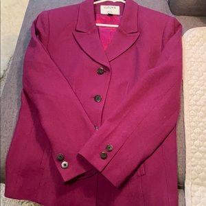 Kasper Burgundy Blazer